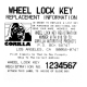 Gorilla Automotive 73633T The System Toyota Mag Wheel Locks With Washers