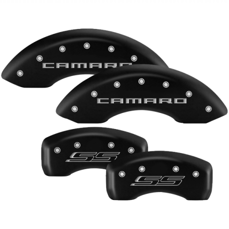 MGP® - Matte Black Caliper Covers with Engravings